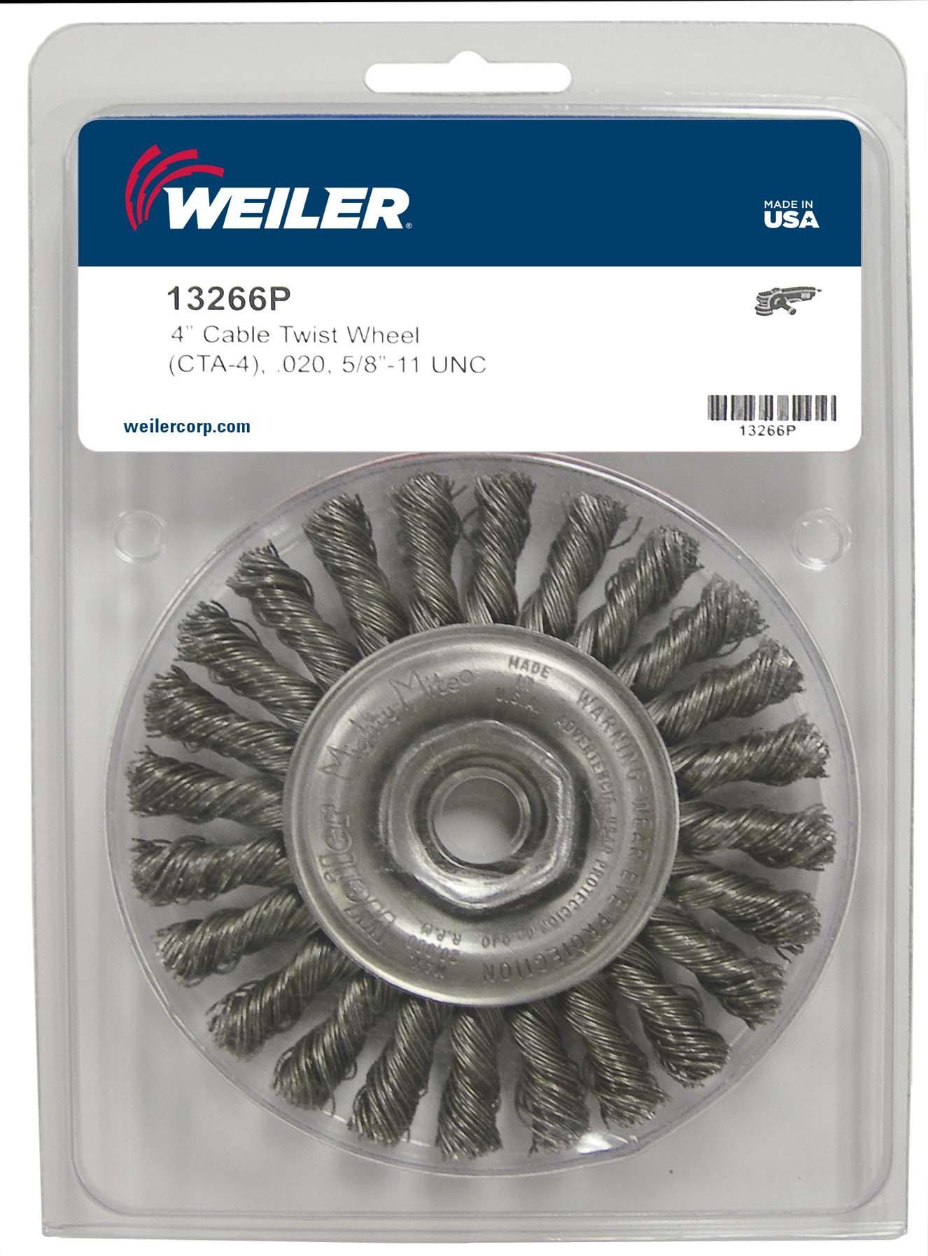 4IN CABLE KNOT WHEEL .020 STL