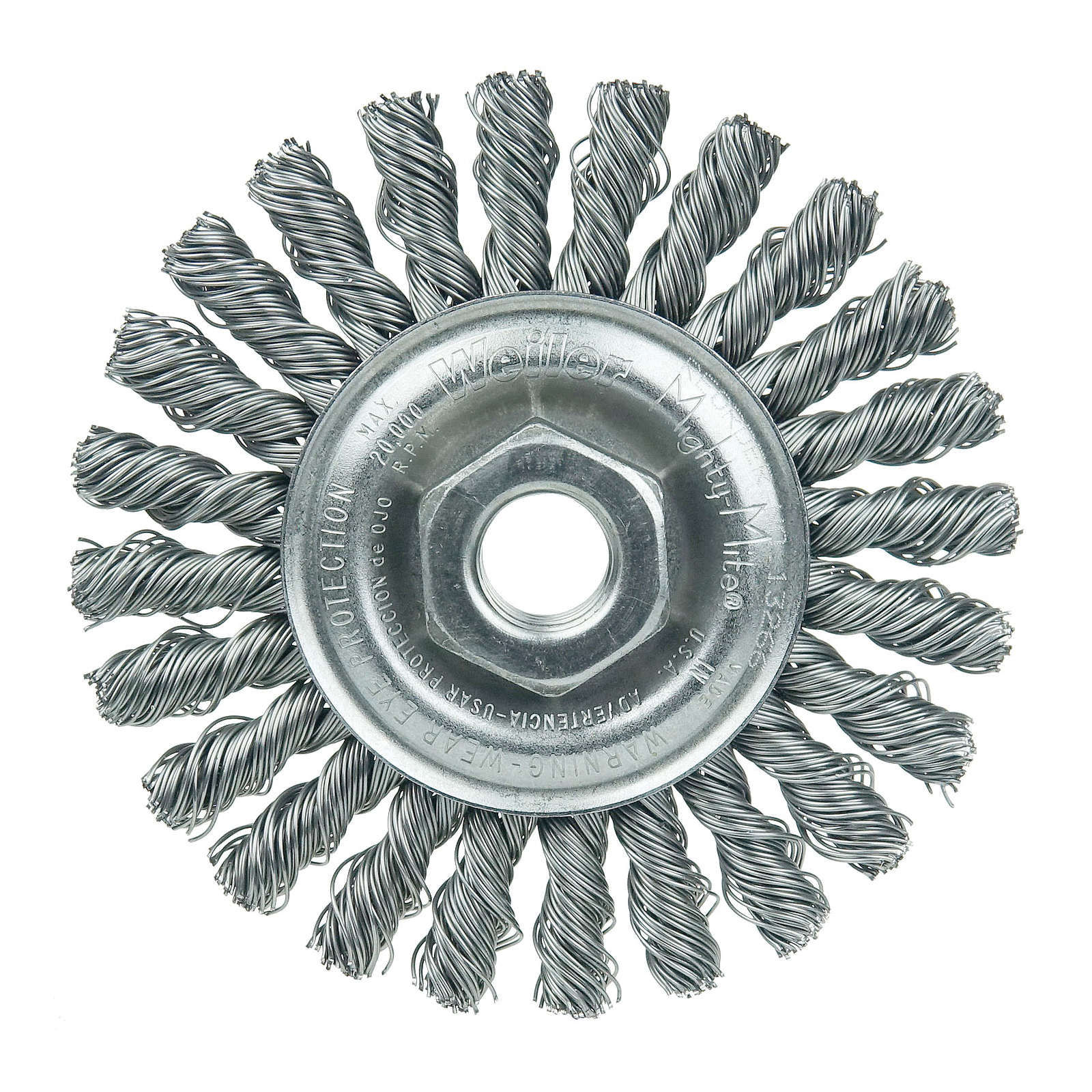 4IN CABLE KNOT WHEEL .020 STL