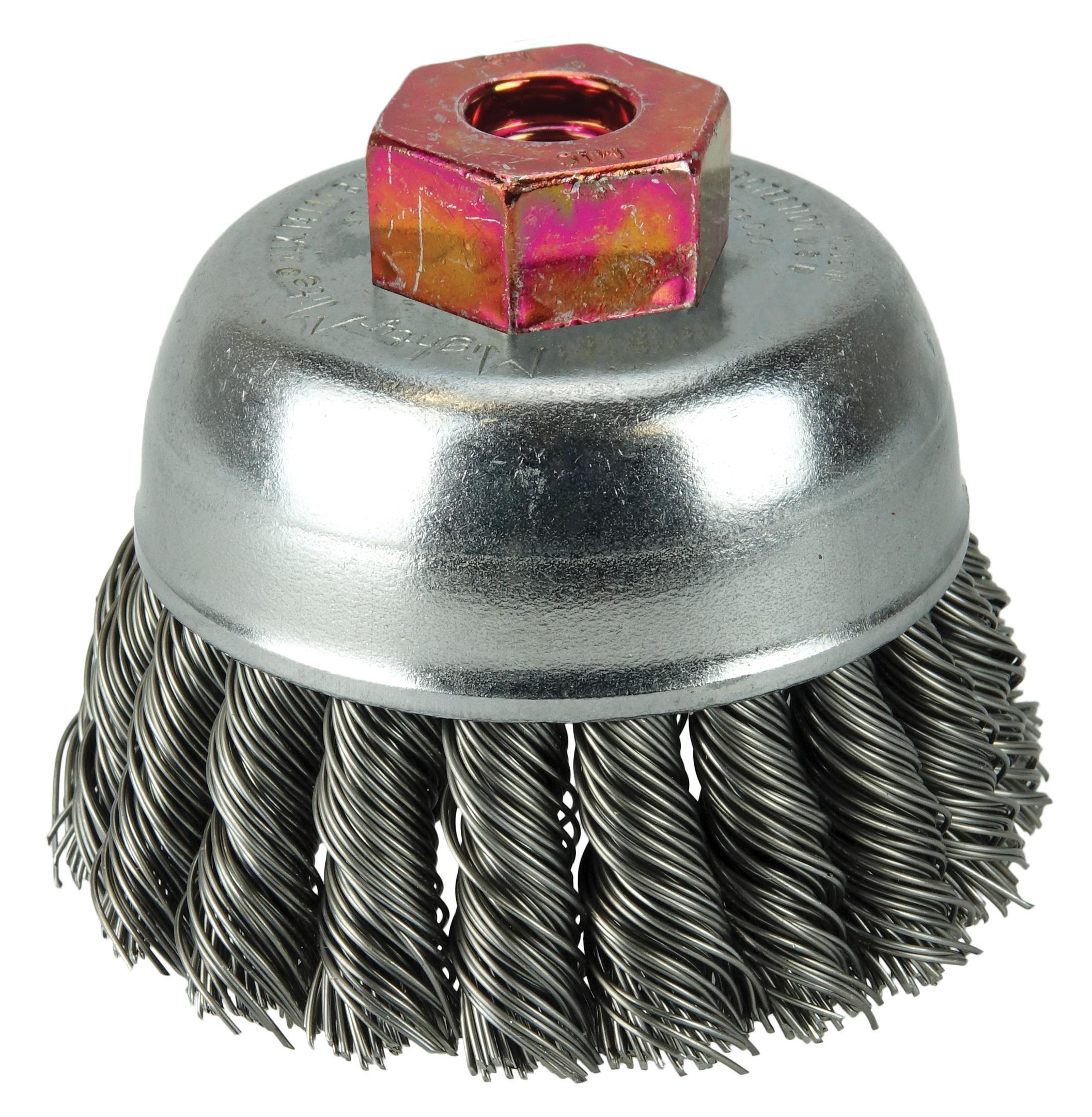 2-3/4IN KNOT CUP .020 STL M10X1.50
