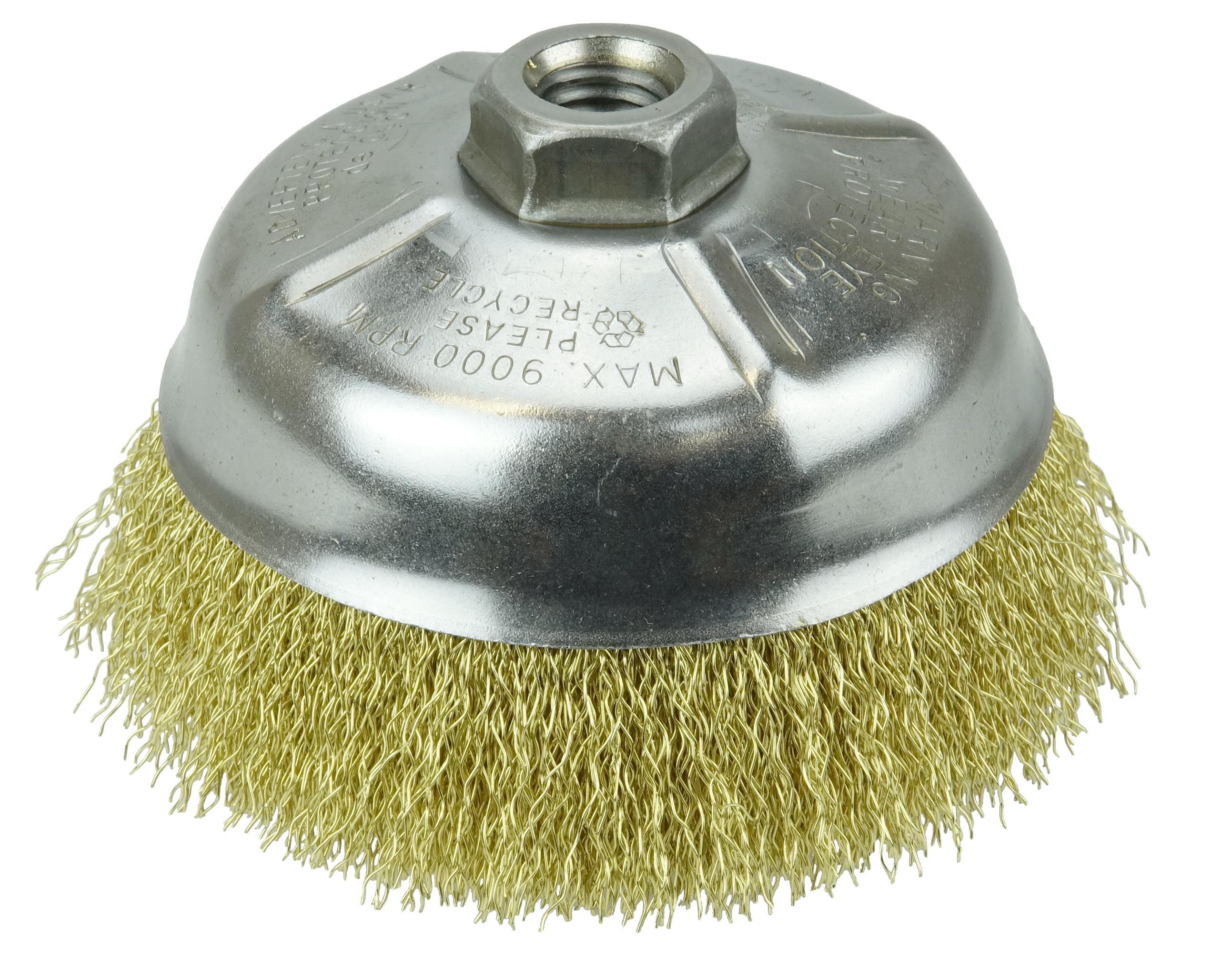 5IN CRIMP CUP .014 BRASS 5/8-11