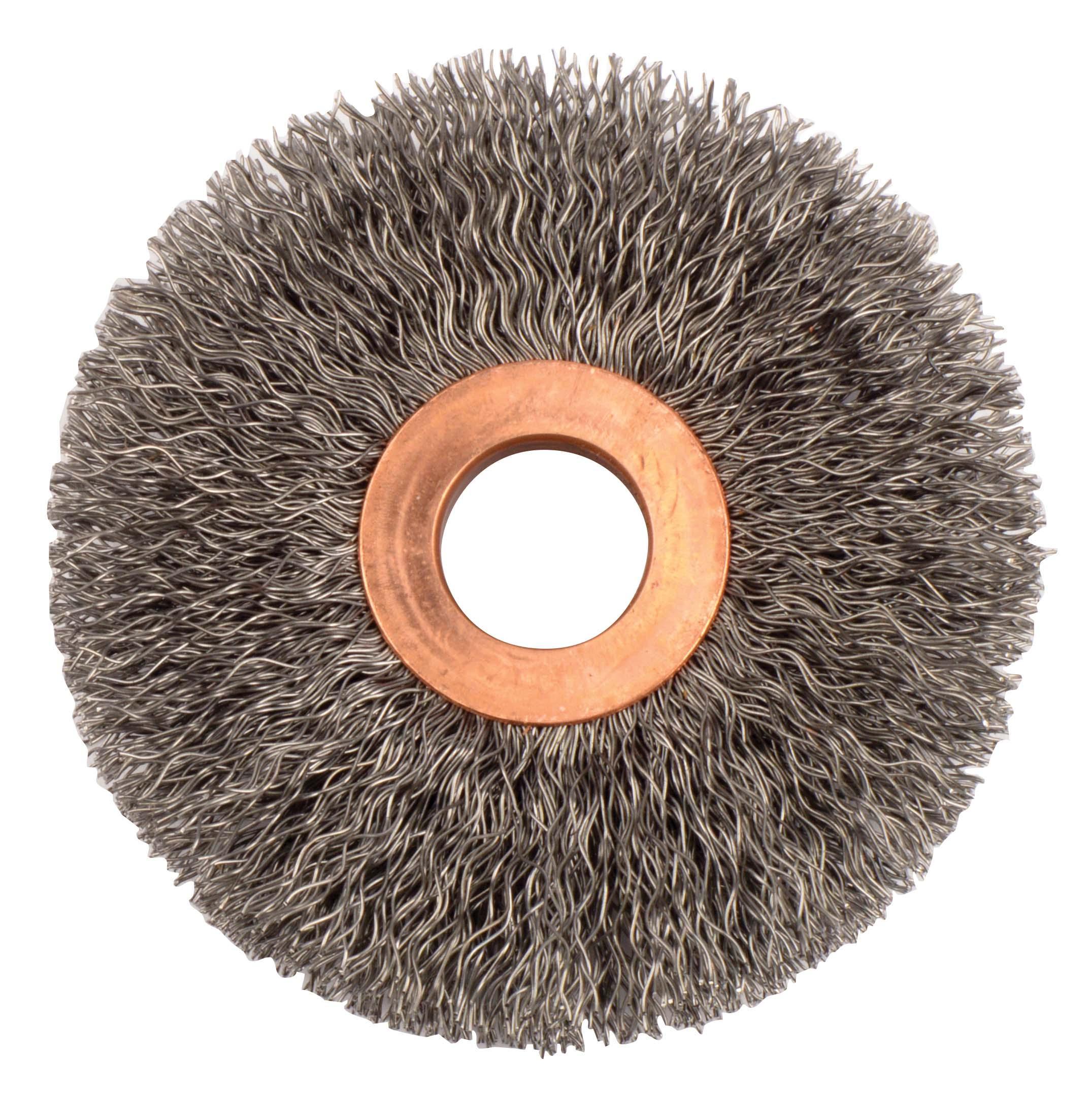 3IN CRIMP WHEEL .0118 STL 5/8 AH