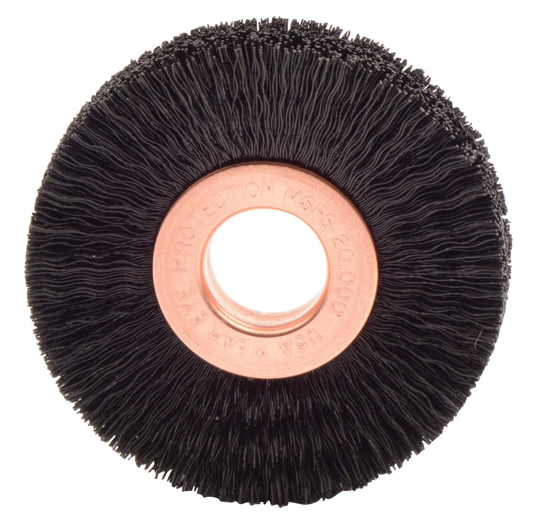 2IN NYLON WHEEL .010 BLK 1/2 AH