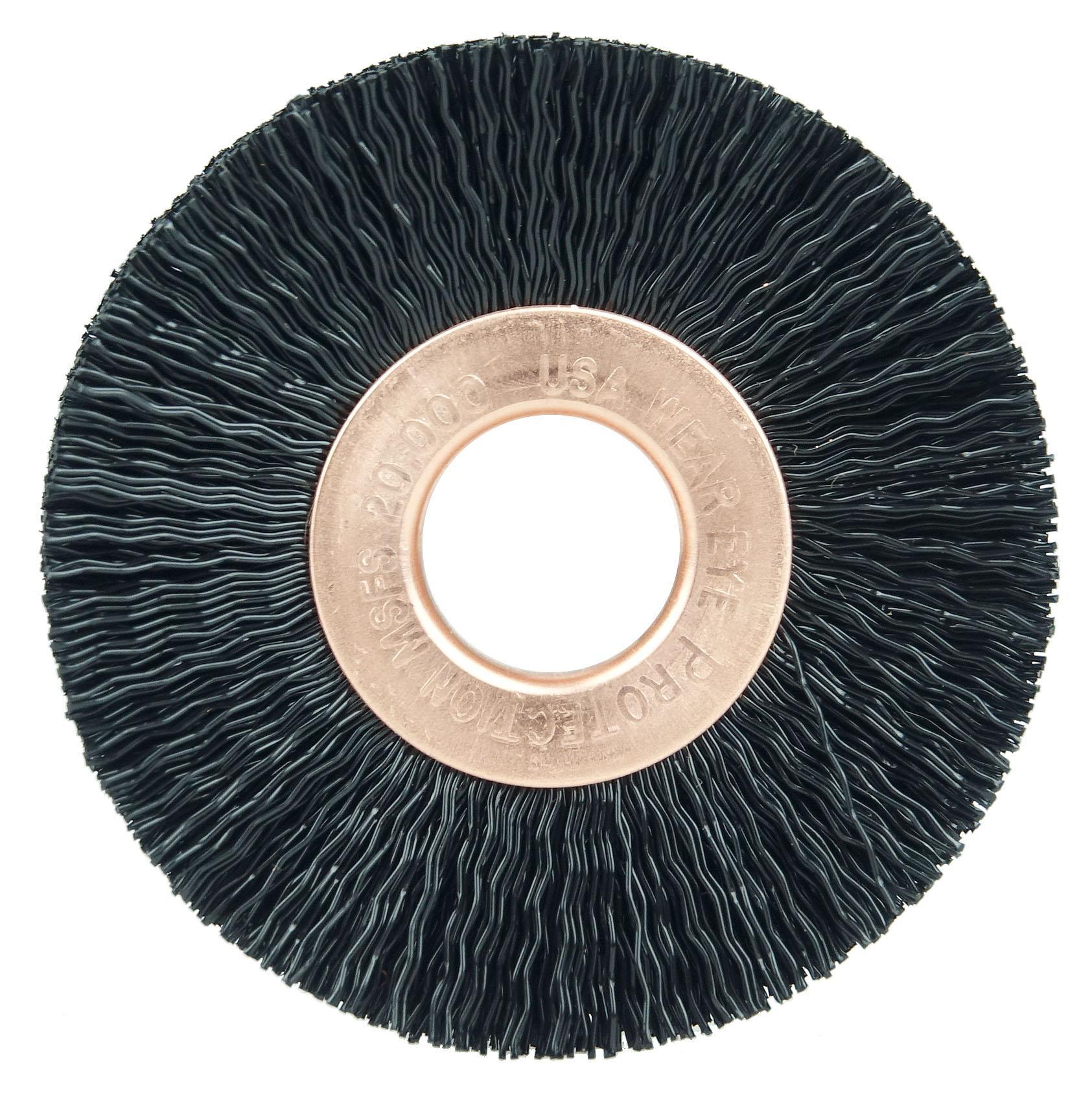 2IN NYLON WHEEL .014 BLK 1/2 AH