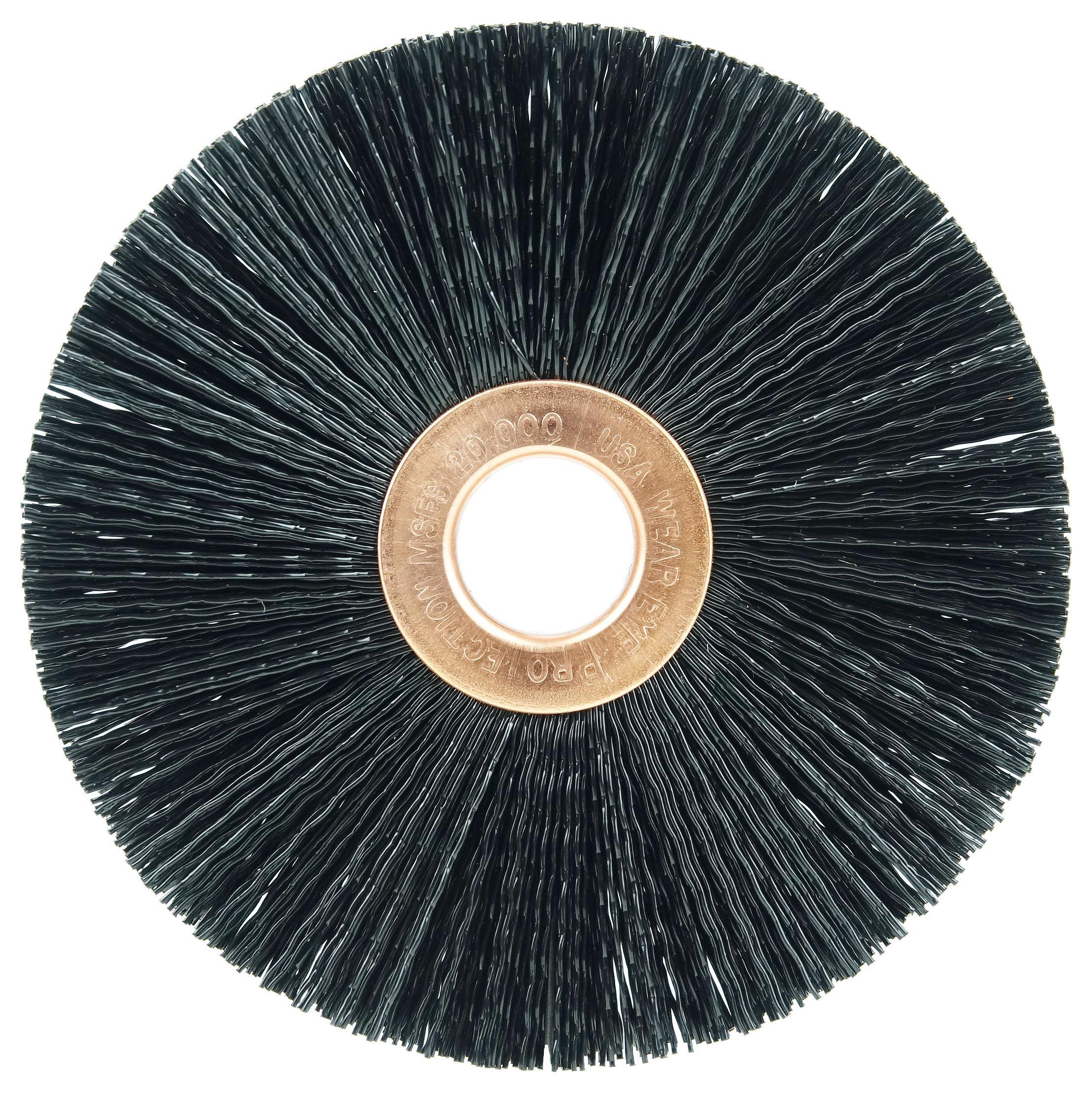 3IN NYLON WHEEL .016 BLK 1/2 AH