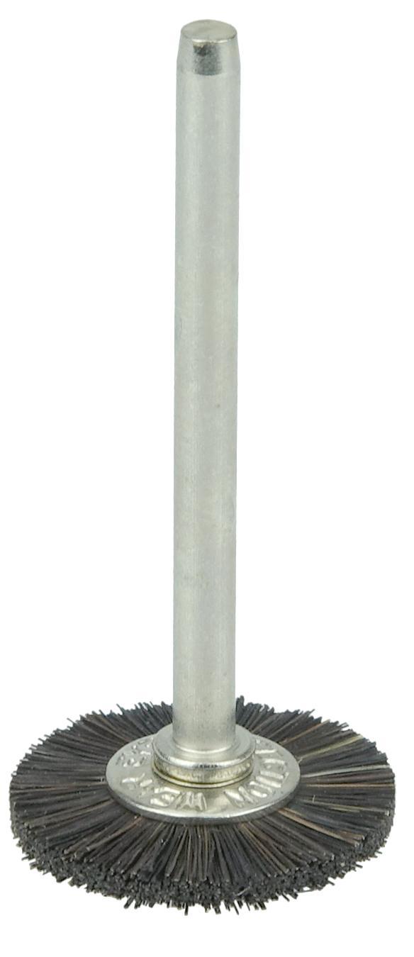 3/4IN MINI WHEEL STIFF HAIR 3/32IN