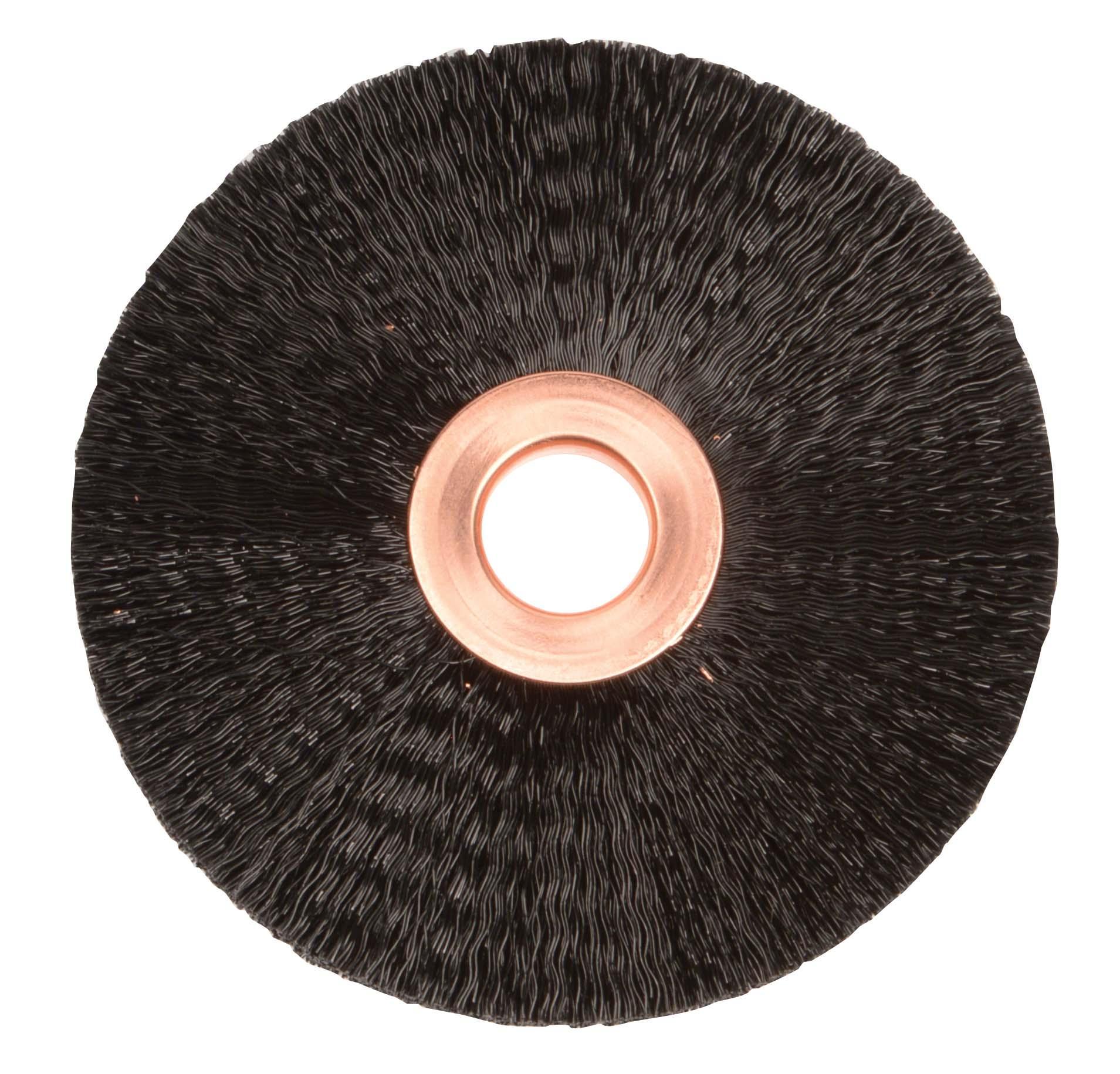 3IN NYLON WHEEL .010 BLACK 1/2IN AH
