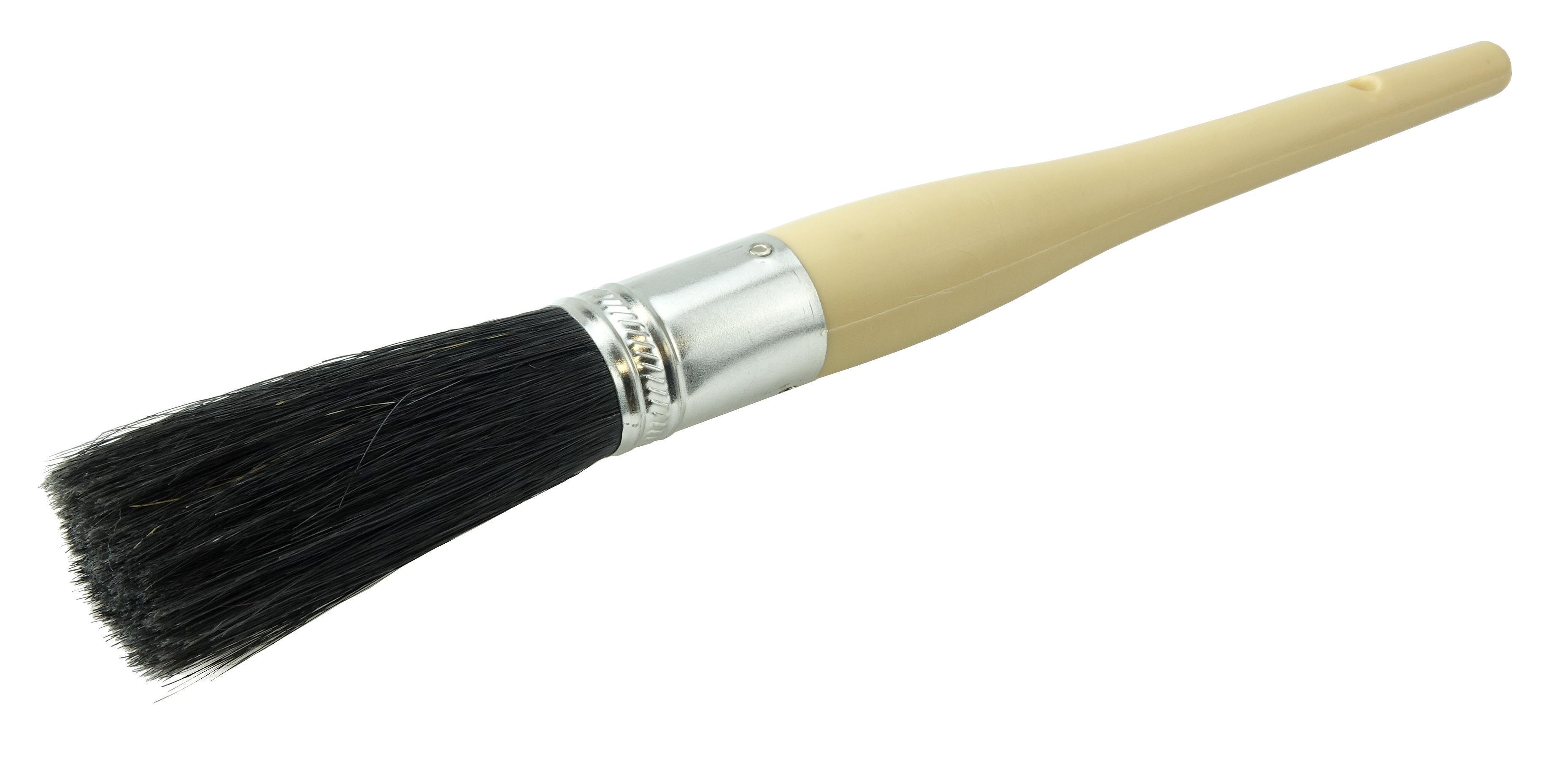 #8 OVAL SASH BRUSH BLK 3IN TRIM FOAM