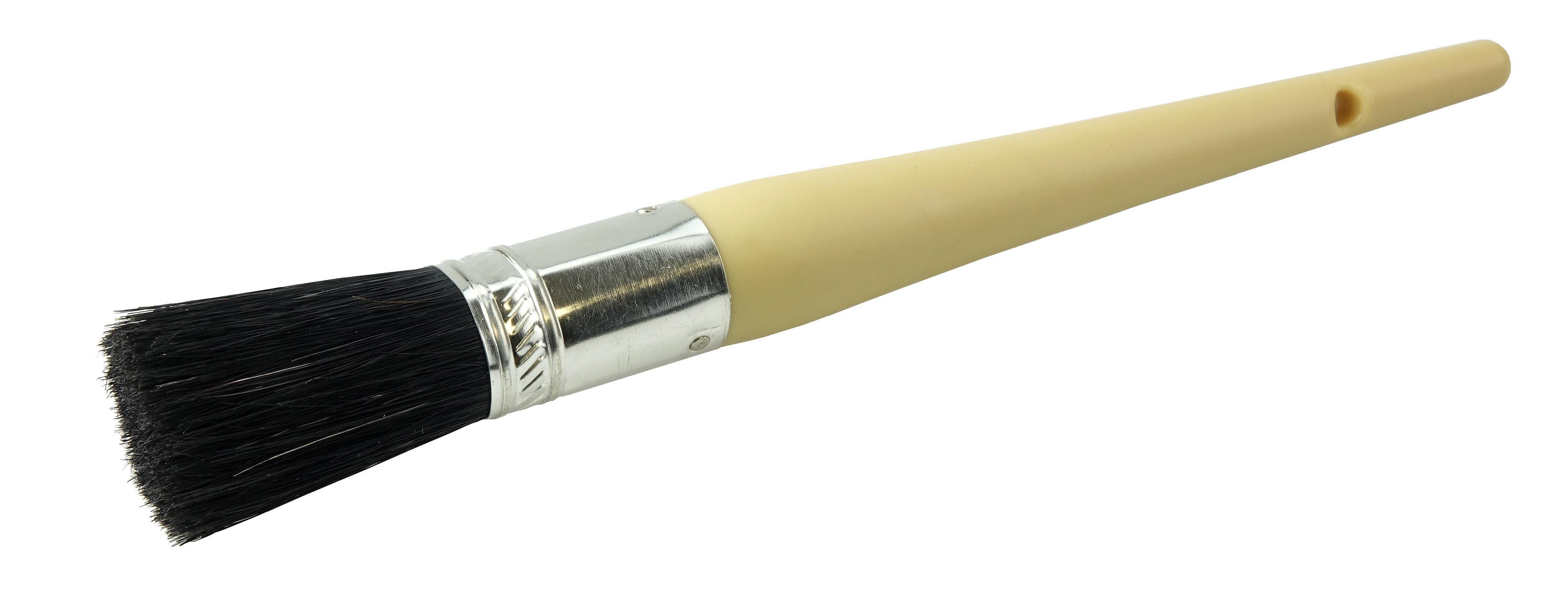 #6 OVAL SASH BRUSH BLK 2IN TRIM FOAM
