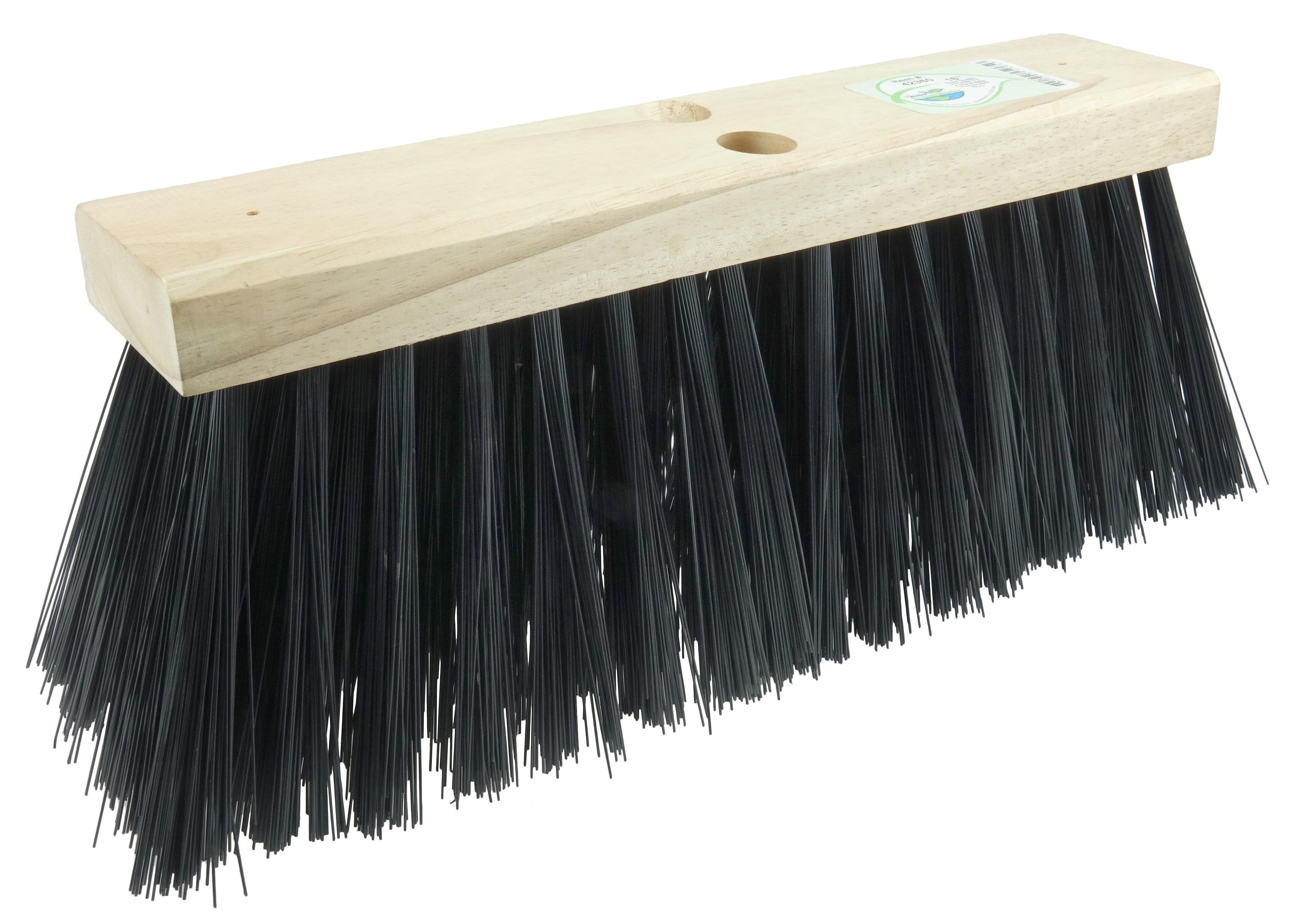 16IN STREETBROOM 6TRIM RECPET
