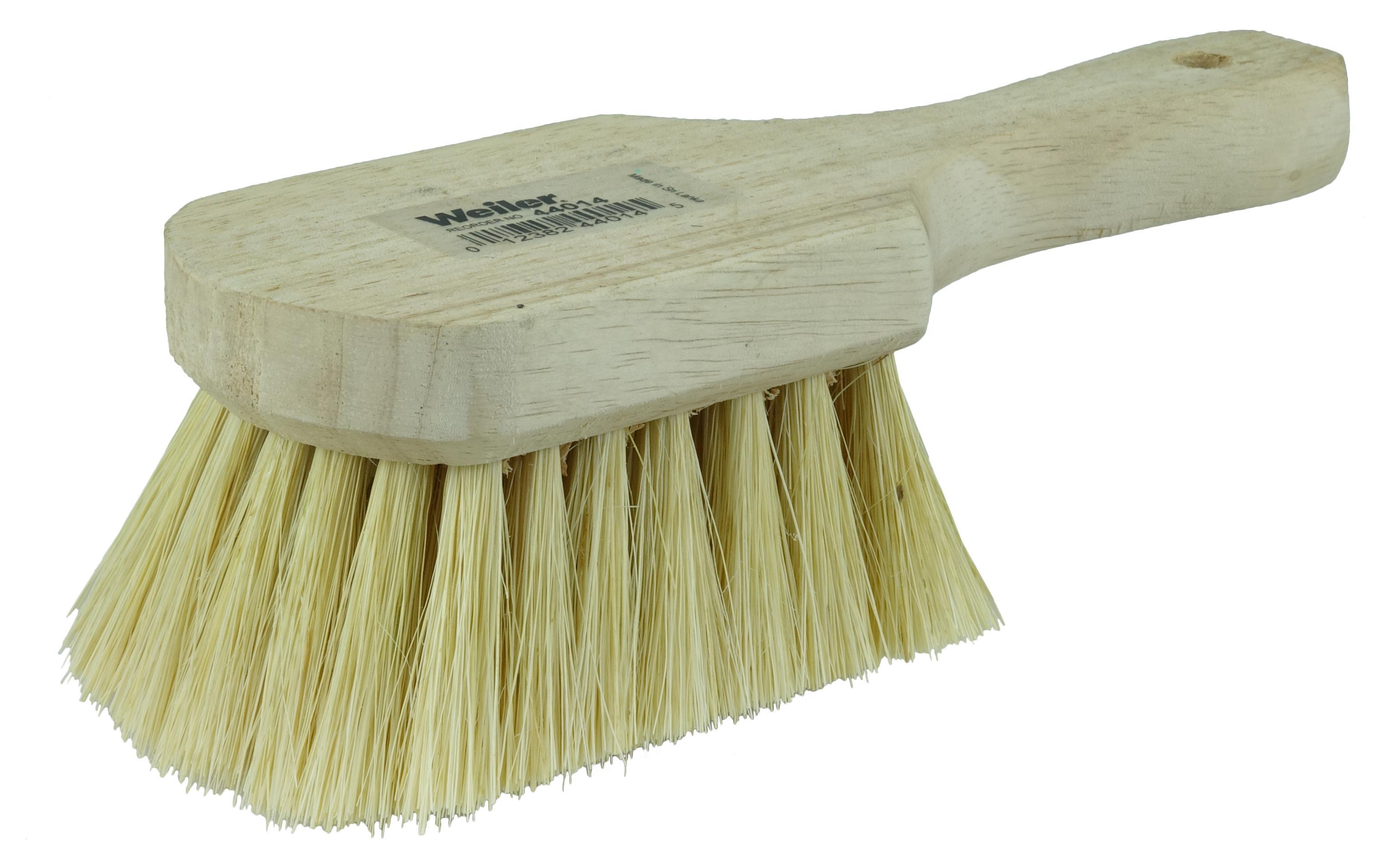 8IN UTILSCRUB WHITETAMP SHORTHNDL WOOD