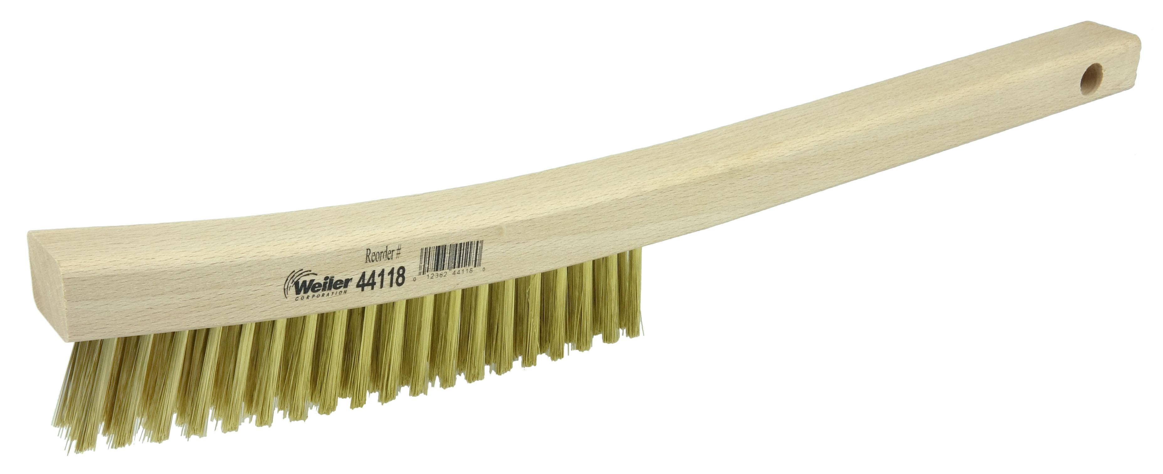 PLATERSBRUSH BRASS 3X19 CURVED