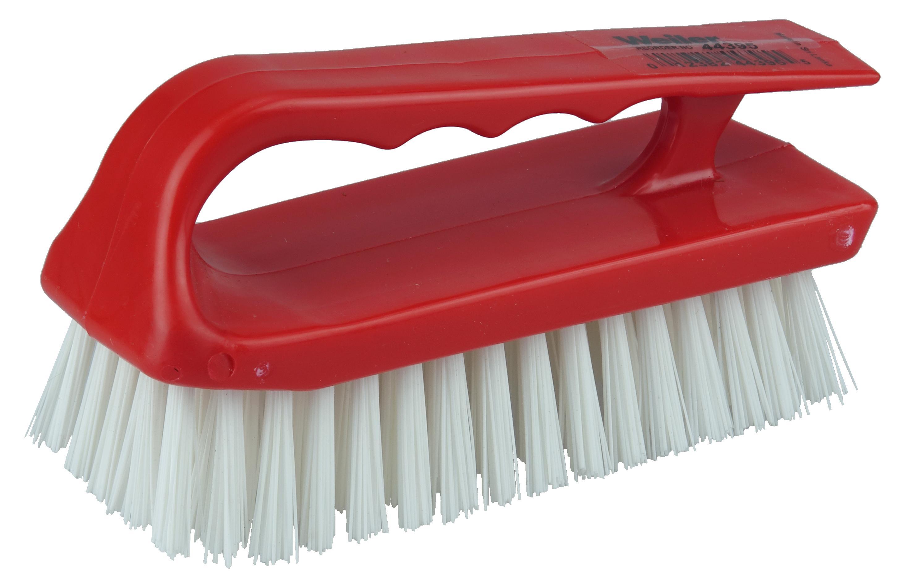 6IN SCRUBBRUSH FINGER WHITEPOLY