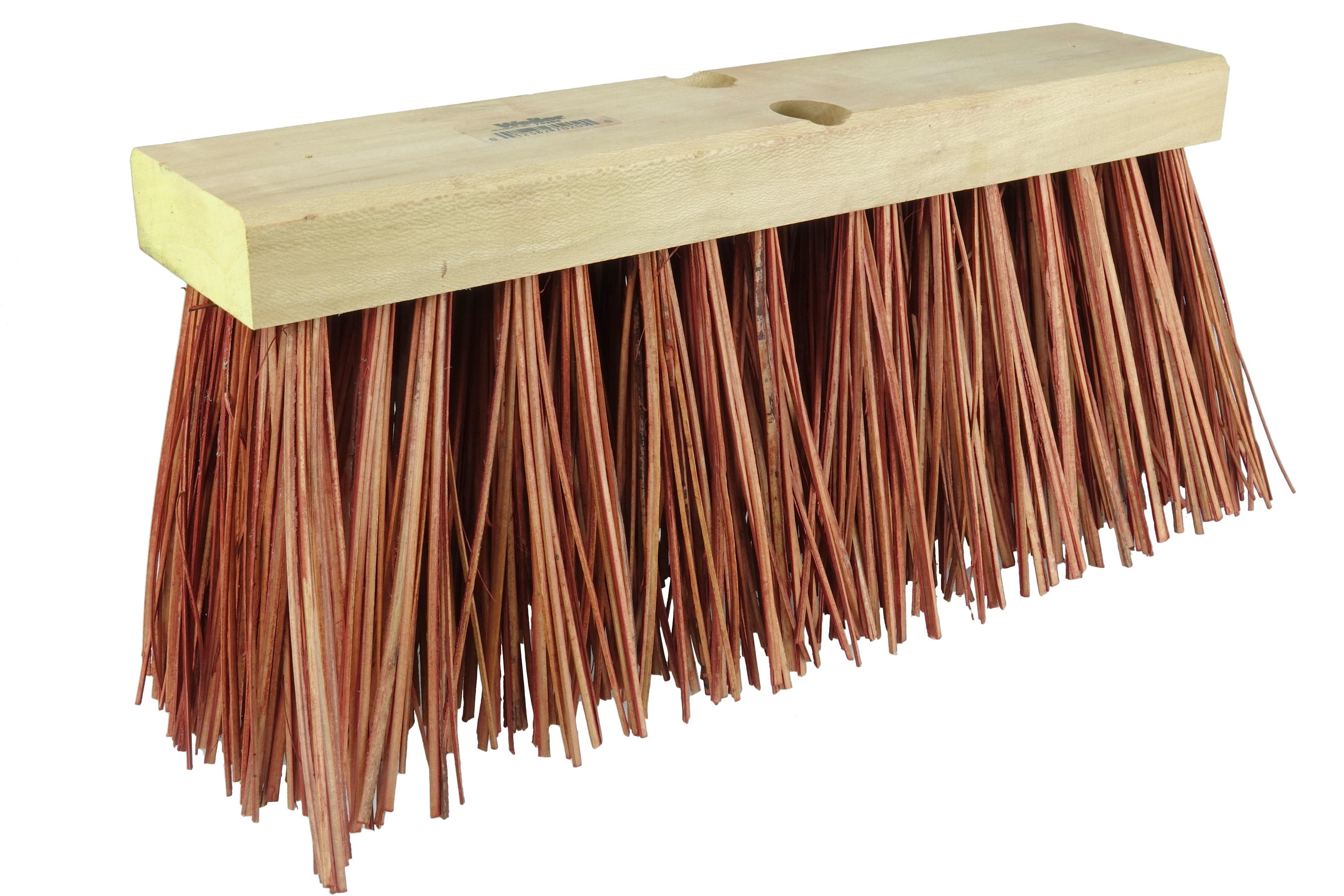 16IN DYED PALMYRA STREET BROOM