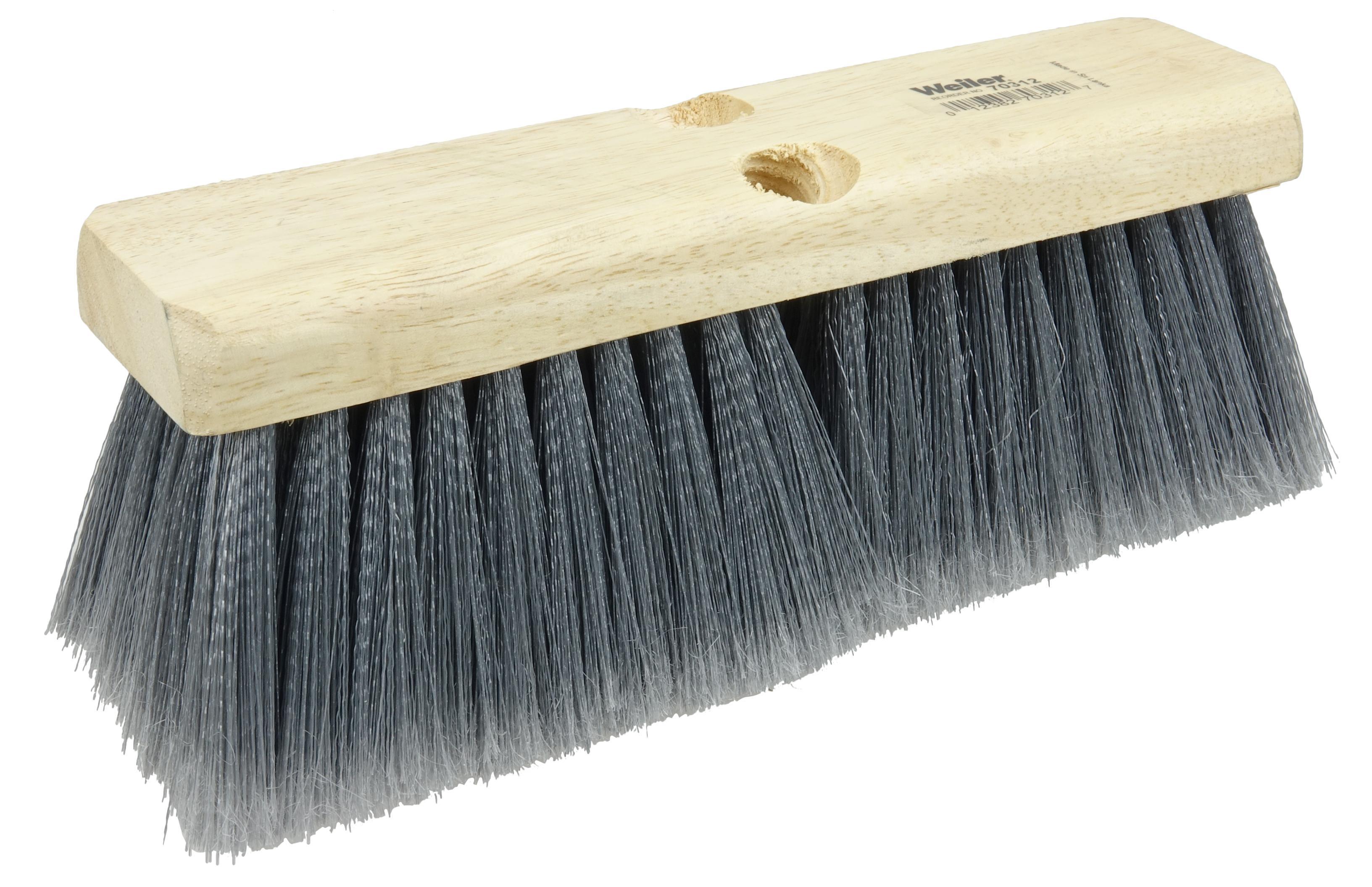 10IN BUS BRUSH SILVER POLY