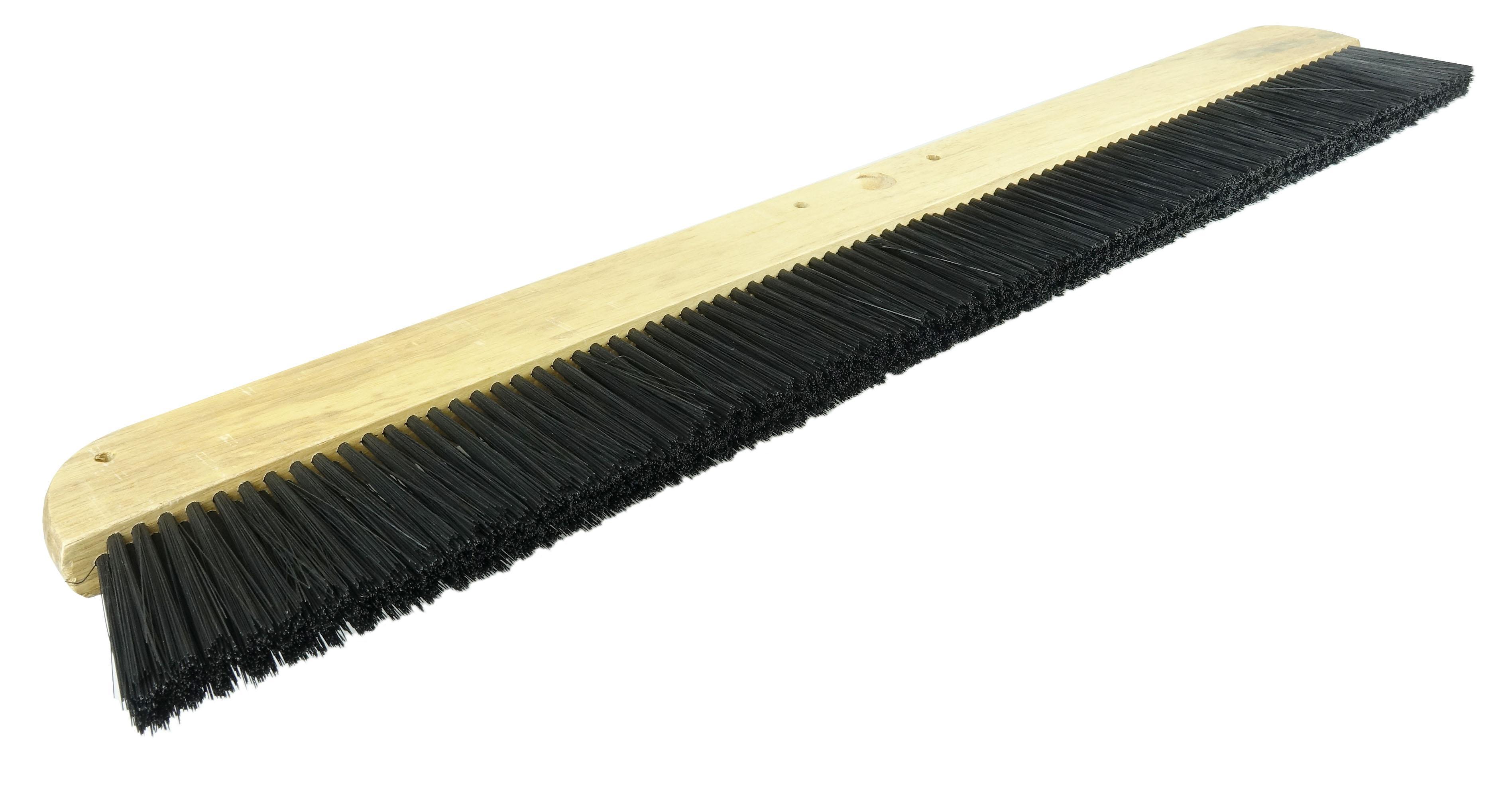 36IN CEMENT BRUSH BLK POLY 3-1/4