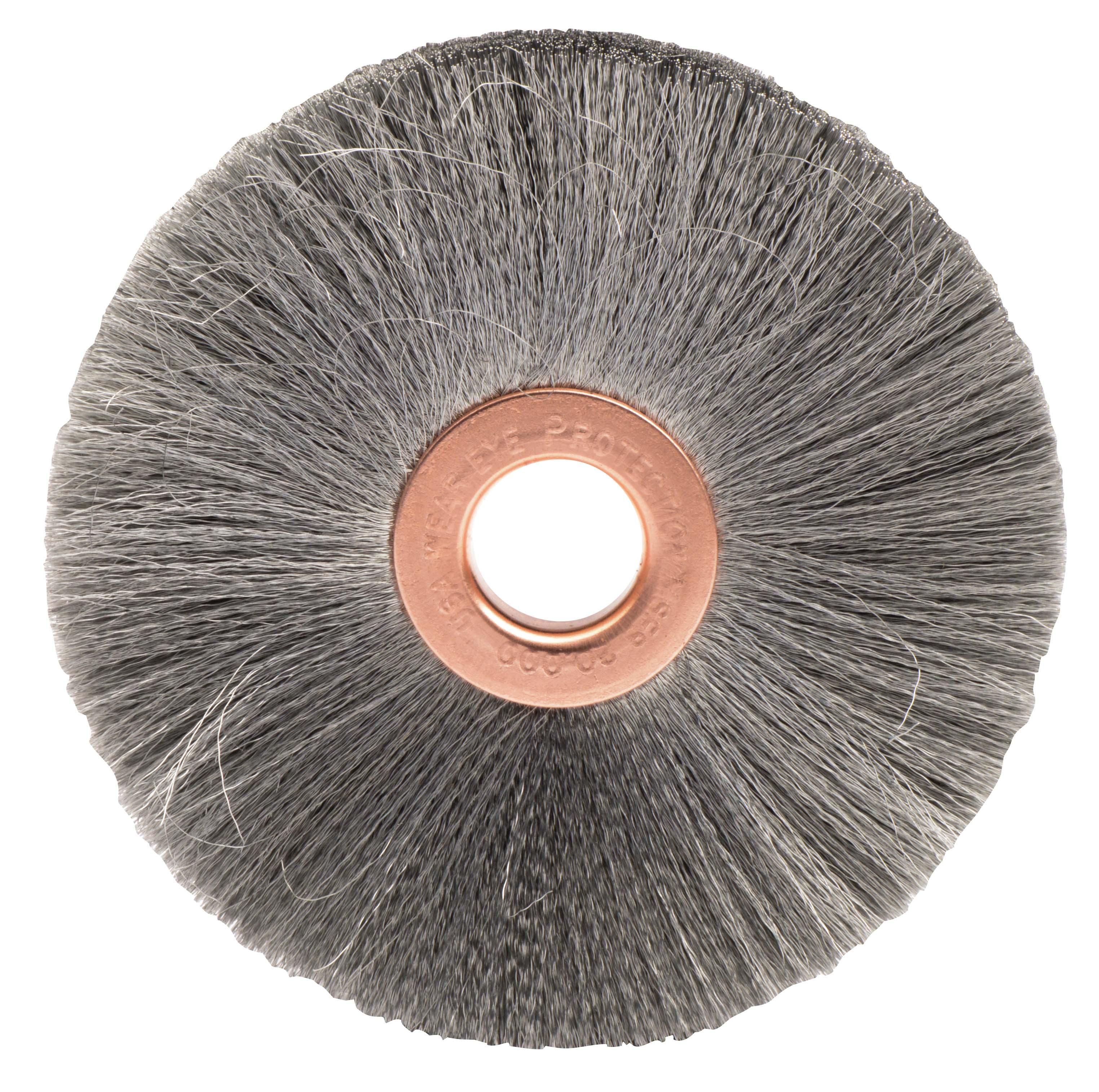 3IN WIRE WHEEL .003 STL 1/2 AH