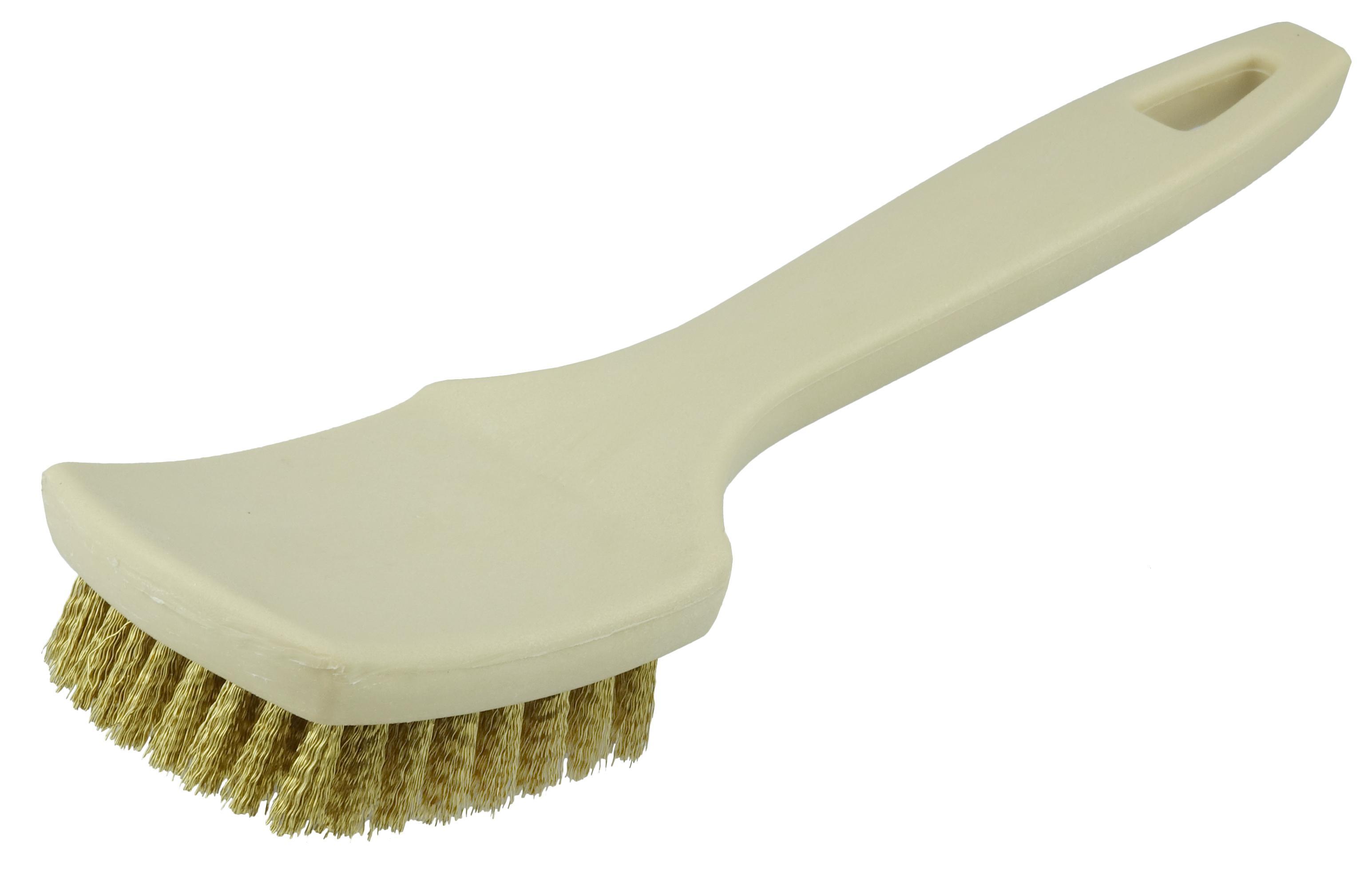 LARGE TIRE BRUSH BRASS