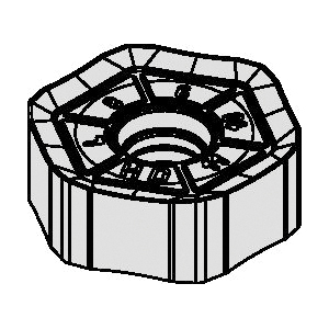 M1200MINI MILLING INSERT HD GEOMETRY