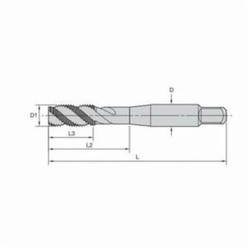 M5x0.8 D11 3FL SEMI BTM TiCN TAP