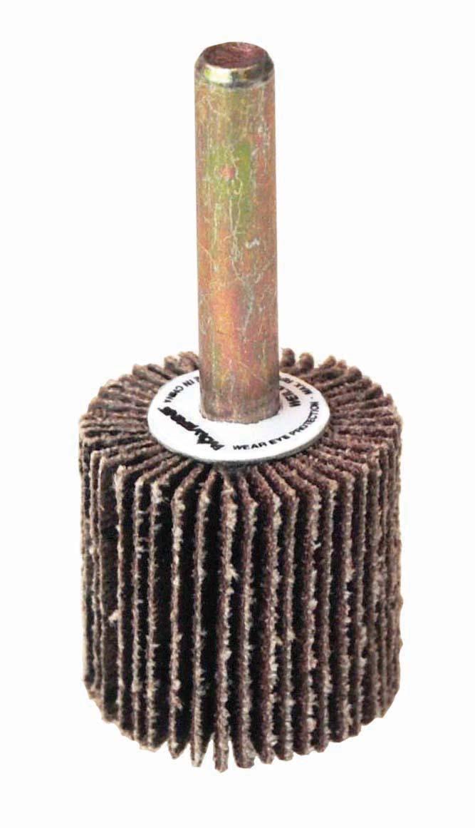 1X1X40AO FLAP WHEEL 1/4IN STEM