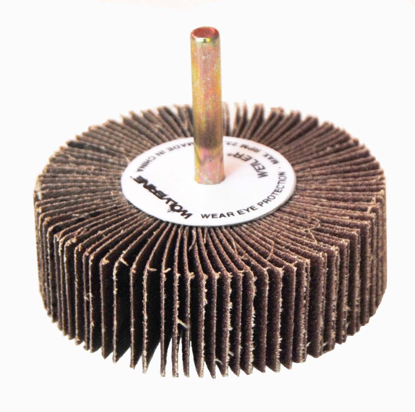 3X1X40AO FLAP WHEEL 1/4IN STEM