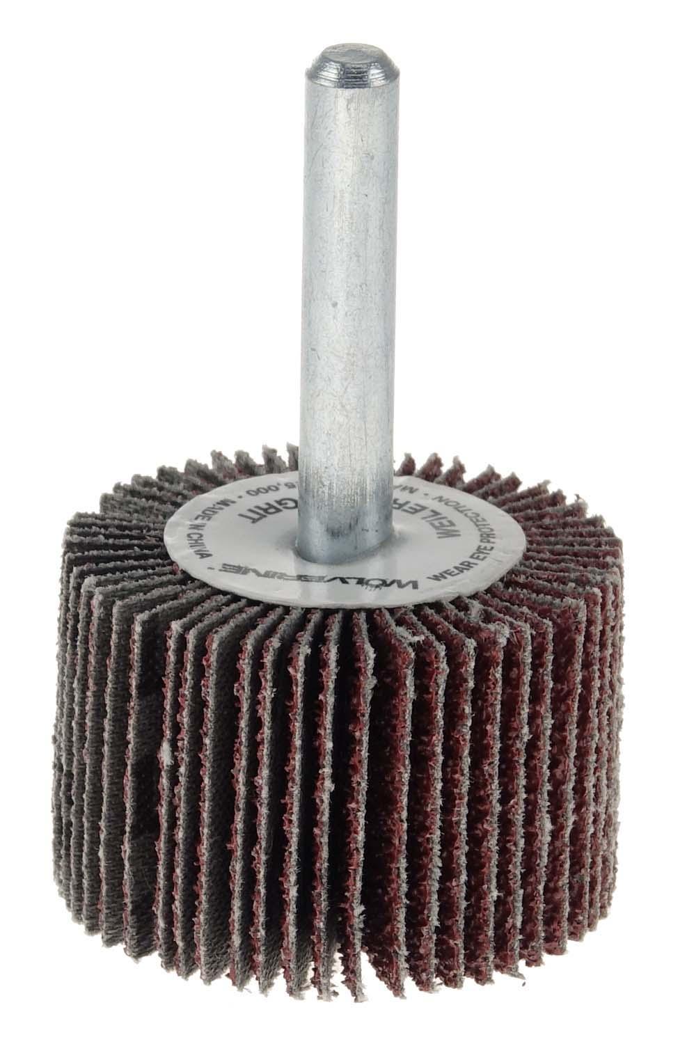 1-1/2X1X40AO FLAP WHEEL 1/4IN STEM