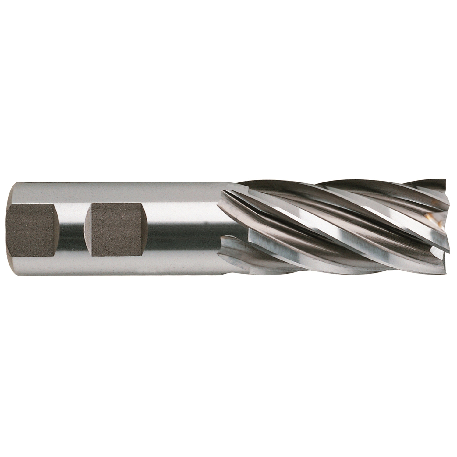 E2032 1-1/8" 6FL COBALT END MILL W/FLAT