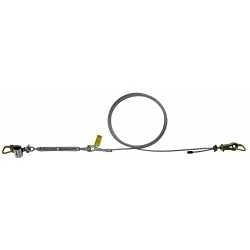 30FT SINGLE SPAN HORIZONTAL LIFELINE