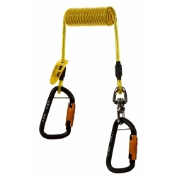 TETHER,COIL,H2H,10PK,5LBSGL,HOOK TO