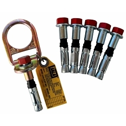 CONCRETE D-RING ANCHOR w/ BOLT (6 PK)