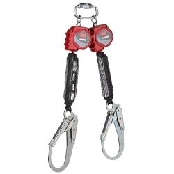 6FT TWIN LEG SELF RETRACTING LIFELINE