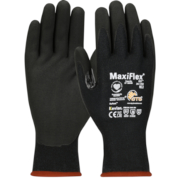 LG MAXIFLEX CUT GLOVE BLK KEVLAR BLENDED