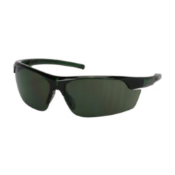OS XTRICATE C SAFETY GLASSES, GRY/GRN