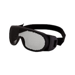 CROSSFIRE WIRE MESH OTG SAFETY GLASSES