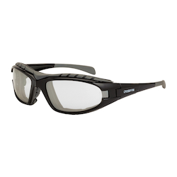I/O AF FOAMLINED POLYCARB SAFETY GLASSES