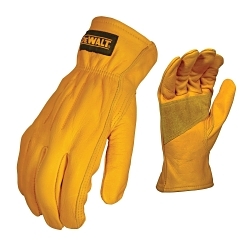 LG YEL COW AB GRADE LEATHER DRIVER GLOVE