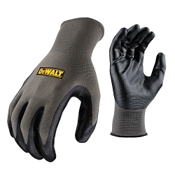 3PK LG NITRILE DIPPED NYL/POLY GLOVE