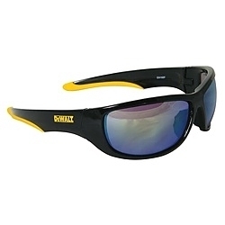 YEL MIRROR DOMINATOR SAFETY GLASSES