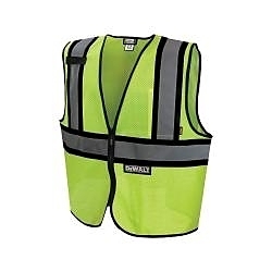 5XL GRN ECON MESH VEST w/ CONTRAST