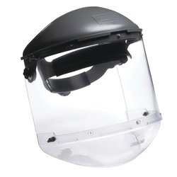 F400 4IN DUAL CROWN FACE SHIELD w/ 3C