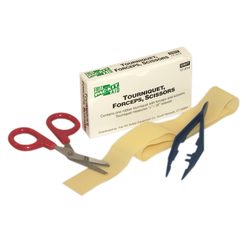 RUBBER TOURNIQUET KIT w/ TWEEZER