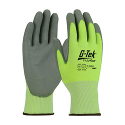 LG G-TEK POLYKOR HI-VIS LIME GRN GLOVE