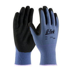 2XL G-TEK GP GLOVE 13G BL NYLON BLK