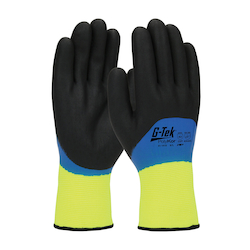 LG HI-VIS YEL G-TEK POLYKOR GLOVE