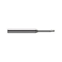 .010" DIA 3FL LR STUB CARBIDE BALL END MILL