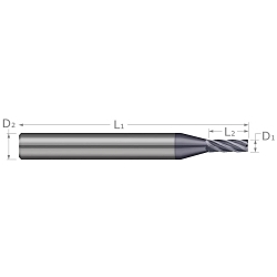 .031 CARB 5FL AlTiN SQ END MILL