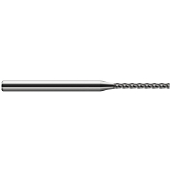 .062 Dx.005 R 10x LG FL END MILL, 4FL