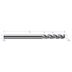 .031 HI-HELIX PLASTIC FINISHER END MILL