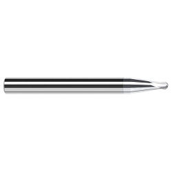 1/32" DIA x 7DEG 2FL TAPERED BALL END MILL