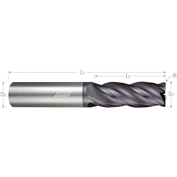 10MM 4FL .50MMCR 15MMLOC END MILL